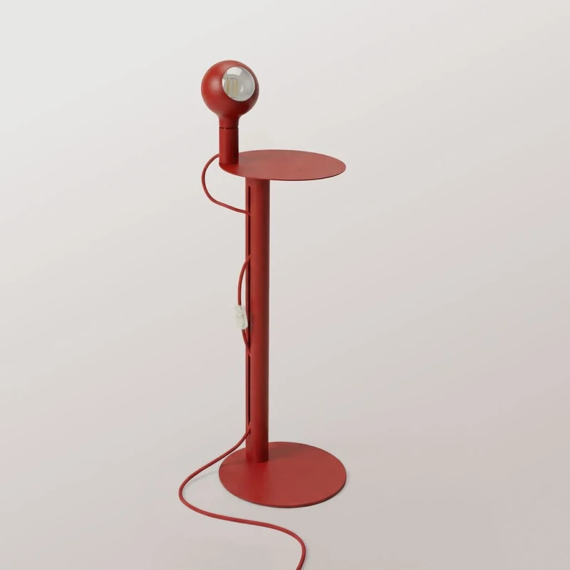 Filotto - Lampada da Terra Rocco Plug - Rosso