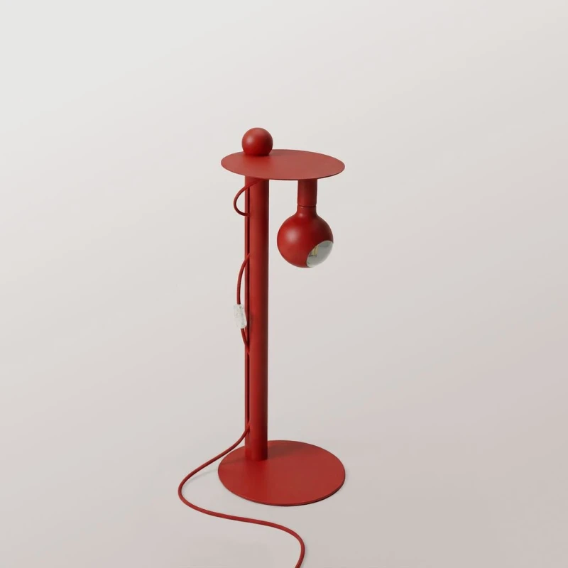 Filotto - Lampada da Terra Rocco Plug - Rosso
