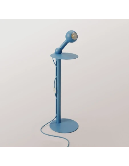Filotto - Lampada da Terra Rocco Plug - Blu