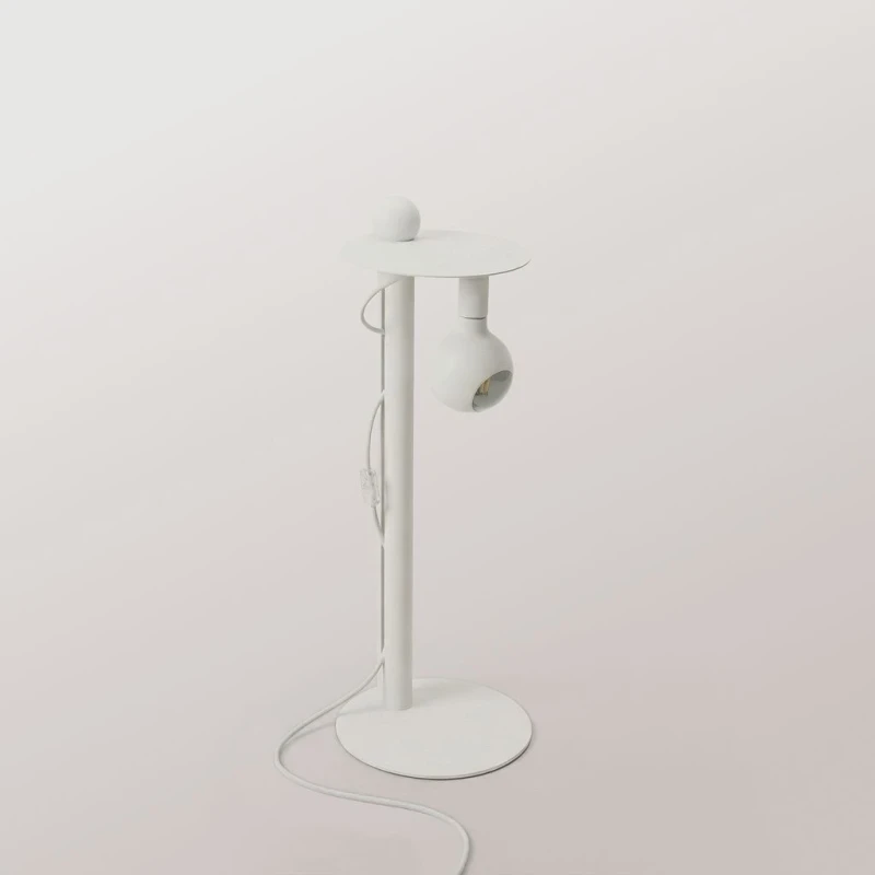 Filotto - Lampada da Terra Rocco Plug - Bianco