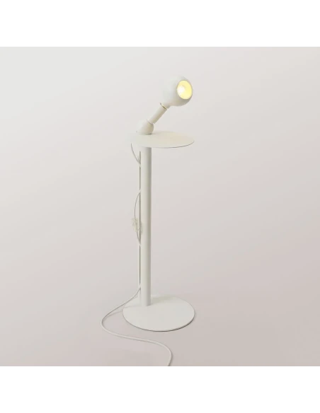 Filotto - Lampada da Terra Rocco Plug - Bianco