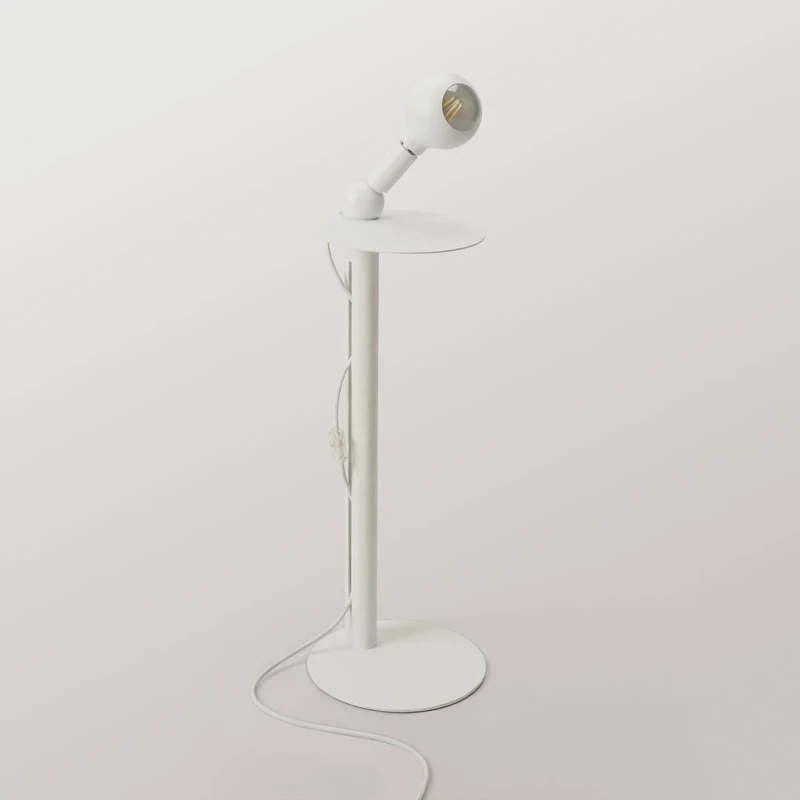 Filotto - Lampada da Terra Rocco Plug - Bianco