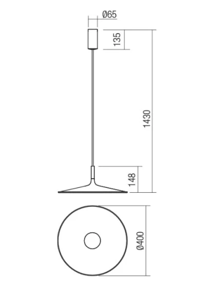 Redo Group - Kai Lampada a Sospensione - Bianco Opaco