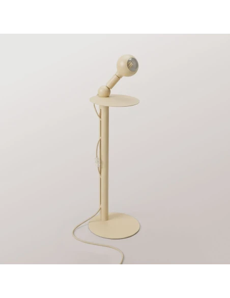 Filotto - Lampada da Terra Rocco Plug - Panna