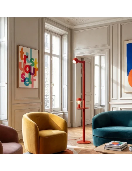 Filotto - Lampada da Terra Modulare Rocco XXL Cat - Blu