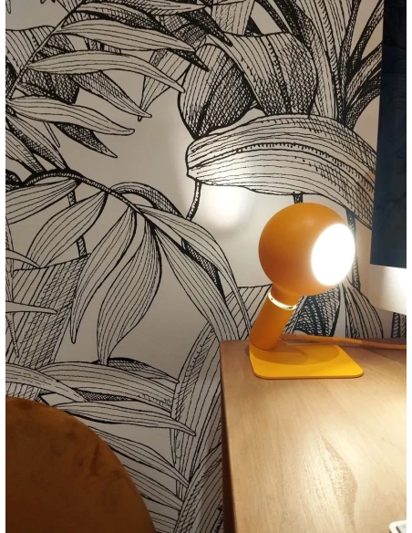 Filotto - Lampada da Tavolo / Comodino Magnetica Iride Camo - Giallo