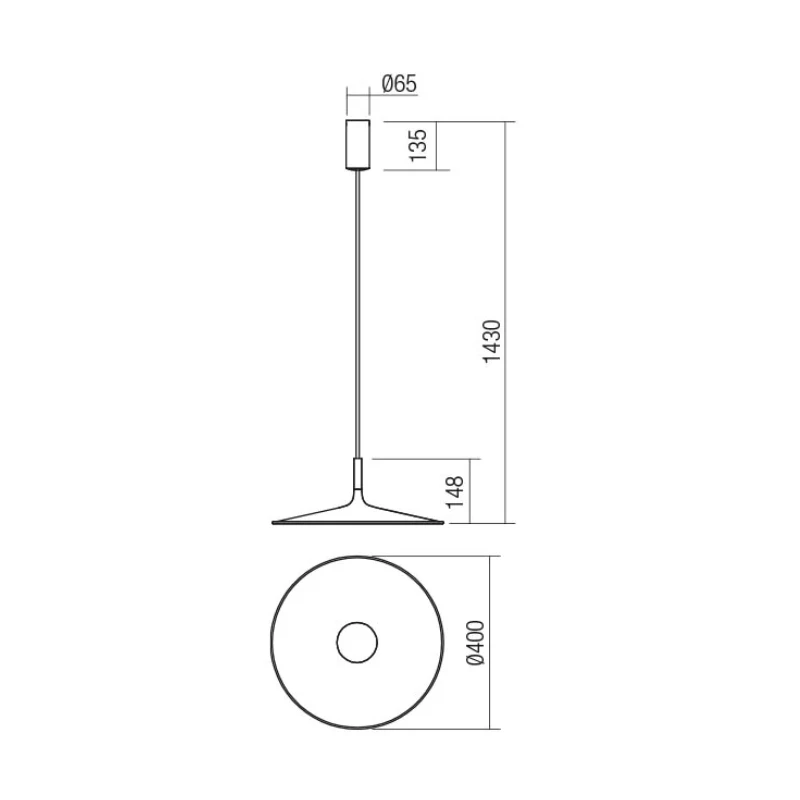 Redo Group - Kai Lampada a Sospensione - Oliva Opaco