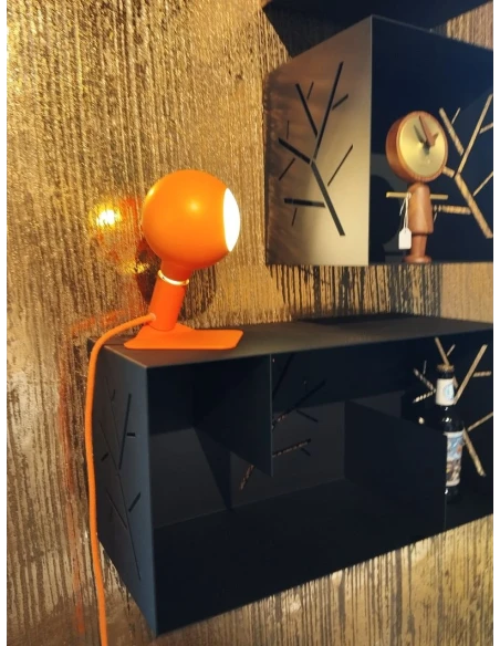Filotto - Lampada da Tavolo / Comodino Magnetica Iride Camo - Arancione