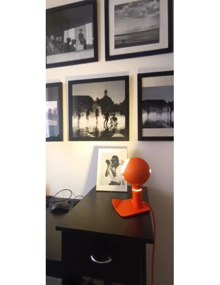 Filotto - Iride Camo Magnetic Table/Bedside Lamp - Orange