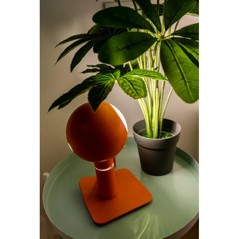 Filotto - Lampada da Tavolo / Comodino Magnetica Iride Camo - Arancione