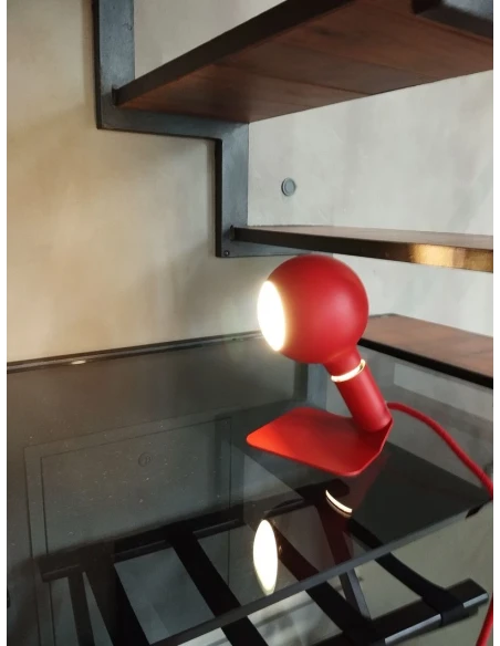 Filotto - Iride Camo Magnetic Table/Bedside Lamp - Red