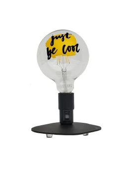 Filotto - Lampada da Tavolo Makia Tattoo Just Be Cool - Nero
