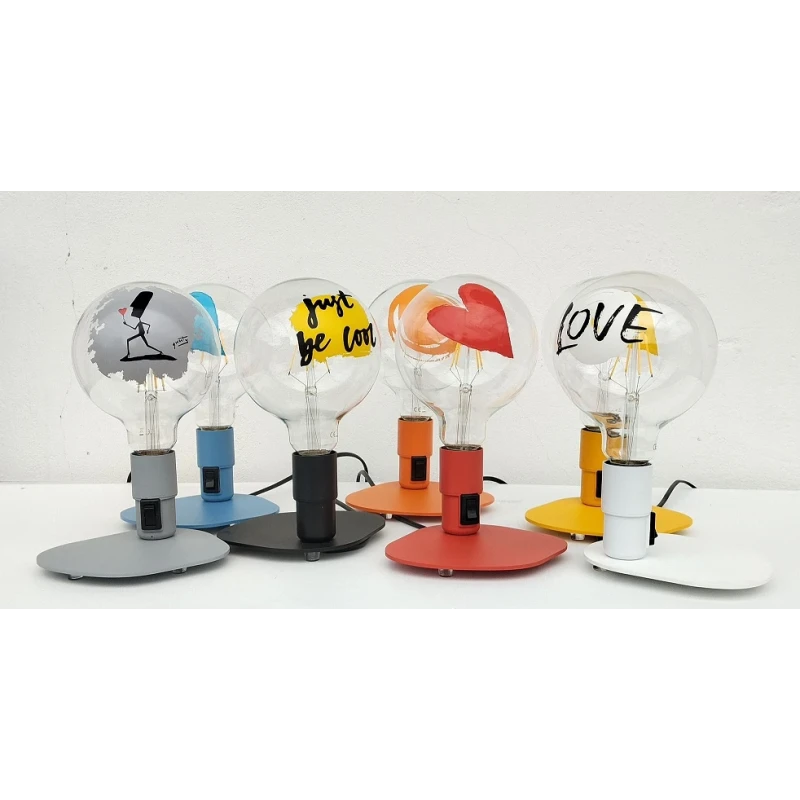 Filotto - Makia Tattoo Heart Table Lamp - Yellow