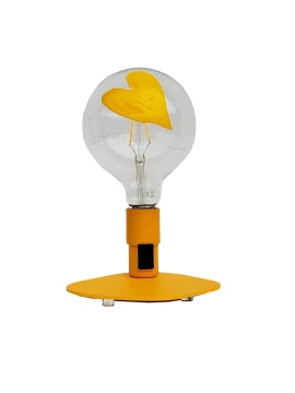 Filotto - Makia Tattoo Heart Table Lamp - Yellow