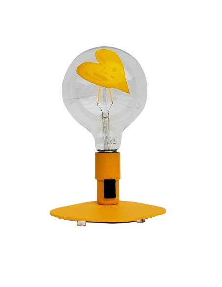 Filotto - Makia Tattoo Heart Table Lamp - Yellow
