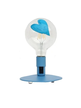Filotto - Makia Tattoo Heart Table Lamp - Blue