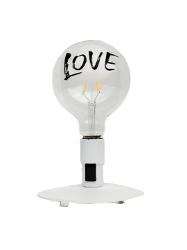 Filotto - Makia Tattoo Love Table Lamp - White