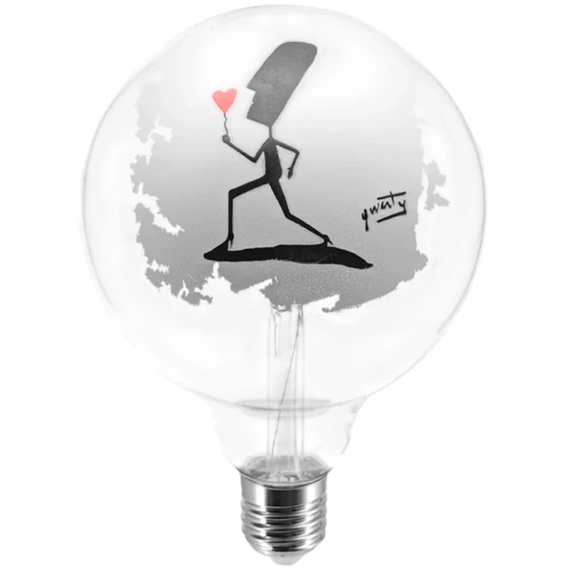 Filotto - Lampadina Tattoo Lamp by  Qwerty - Flower
