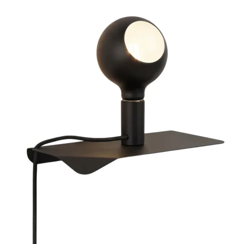 Filotto - Lampada da Parete / Comodino Combo Camo - Nero