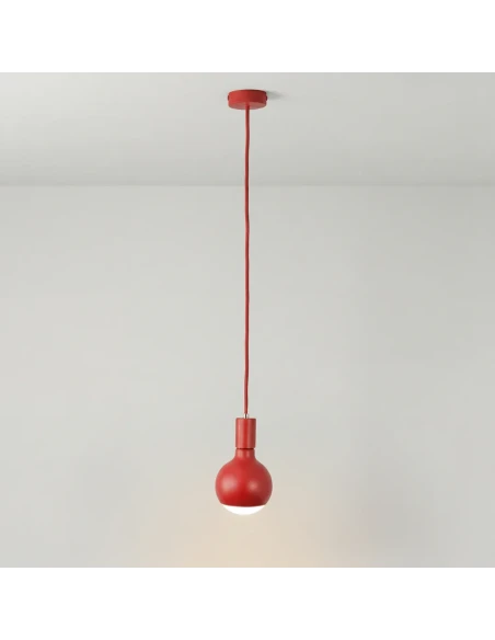 Filotto - Filotto Metallico Lampada a Sospensione - Rosso
