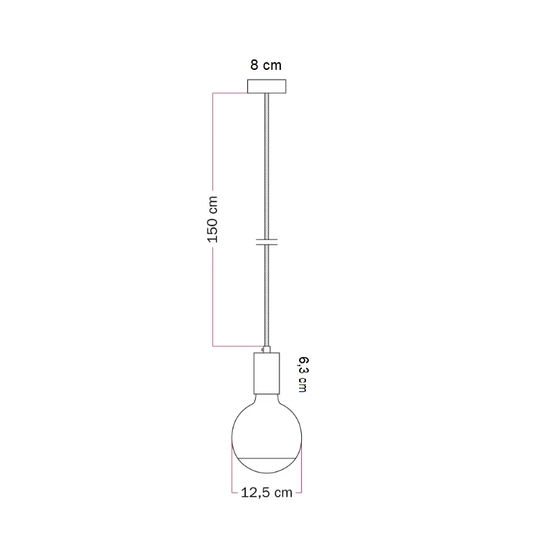 Filotto - Filotto Metallic Pendant Lamp - Black