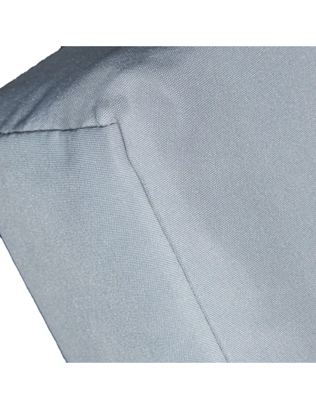 Camacho - Set Salotto da Giardino con Divano a 2 Posti, 2 Poltrone e Tavolino - Alluminio Bianco  | Grigio