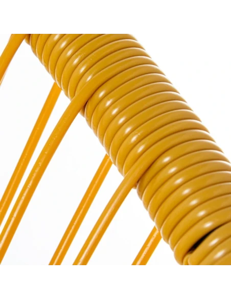 Camacho - Outdoor Steel and Wicker Armchair - Mustard