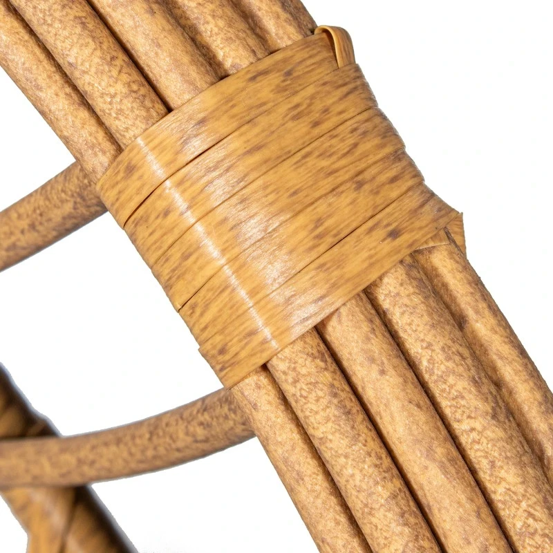 Camacho - Drop Hanging Chair - Black Steel and Rattan
