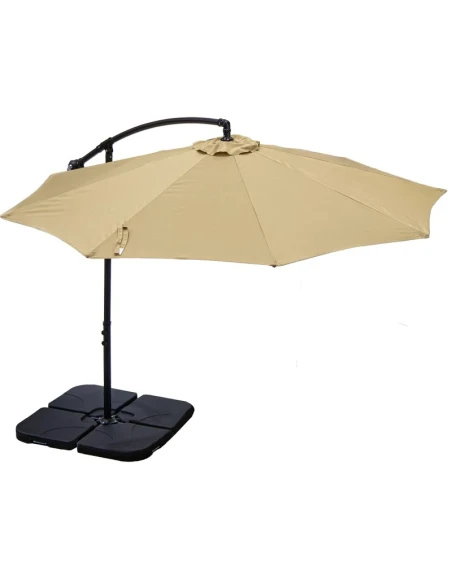 Camacho - Ombrellone da Esterno in Acciaio e Poliestere - Ø 270 cm