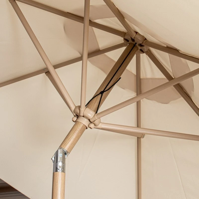 Camacho - Outdoor Umbrella in Aluminum and Polyester - Ø 270 cm