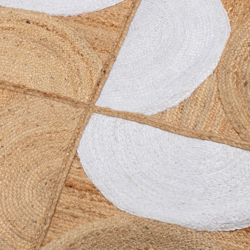 Camacho - Semicircle Outdoor Rug - Jute / White