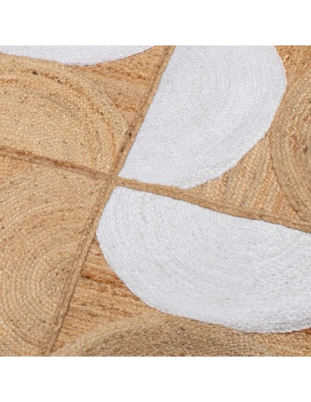 Camacho - Semicircle Outdoor Rug - Jute / White