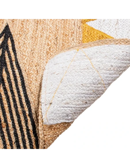 Camacho - Triangle Outdoor Rug - Jute / White