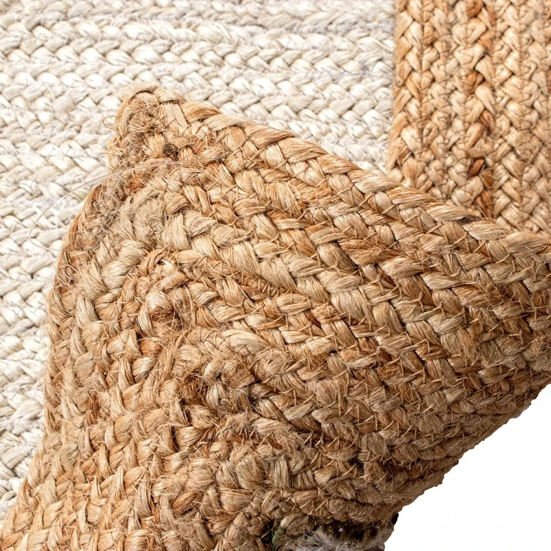Camacho - Circles Outdoor Rug - Jute / White / Black