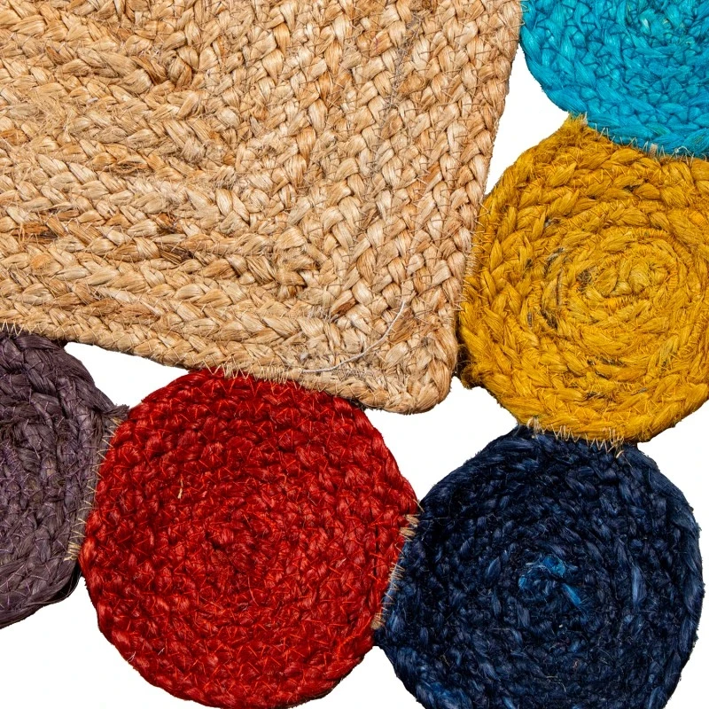 Camacho - Circle Outdoor Rug - Natural | Multicolor