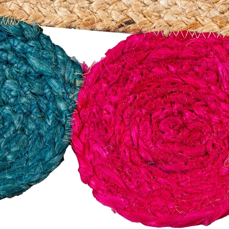 Camacho - Circle Outdoor Rug - Natural | Multicolor