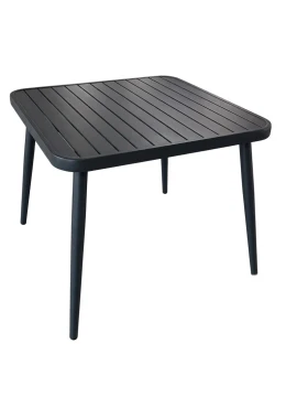 Camacho - Outdoor Table 90x90 cm - Black
