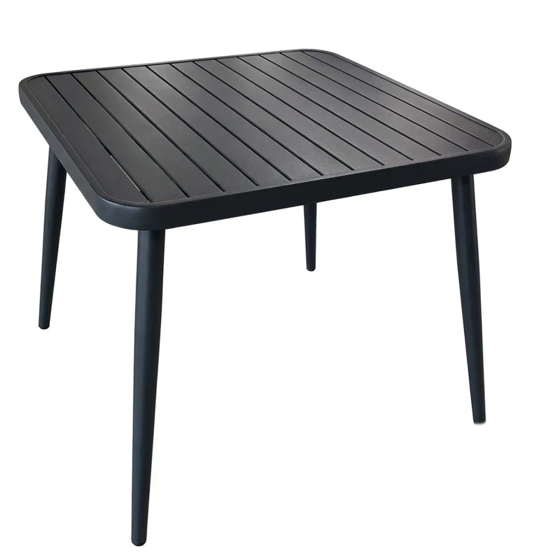 Camacho - Outdoor Table 90x90 cm - Black