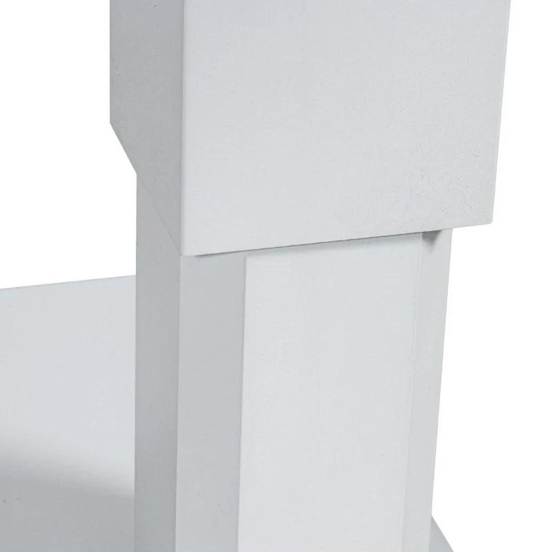 Camacho - Height-Adjustable Outdoor Table - White Aluminum