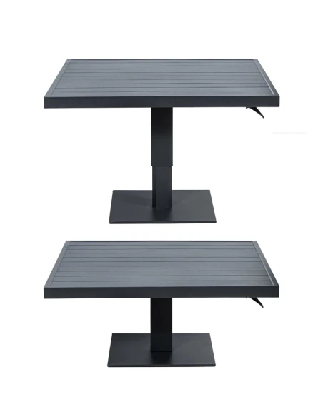 Camacho - Height-Adjustable Outdoor Table - Anthracite Aluminum