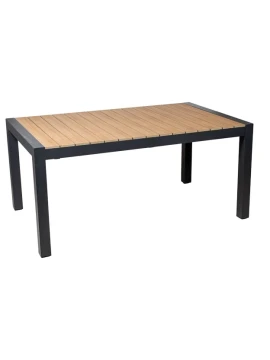 Camacho - Tavolo da Esterno Allungabile - Alluminio Antracite / Polywood