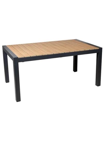 Camacho - Tavolo da Esterno Allungabile - Alluminio Antracite / Polywood