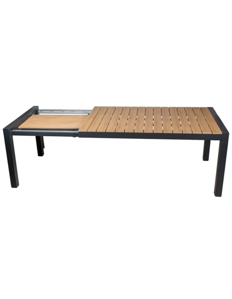 Camacho - Tavolo da Esterno Allungabile - Alluminio Antracite / Polywood