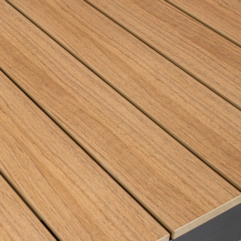 Camacho - Extendable Outdoor Table - Anthracite Aluminum / Polywood
