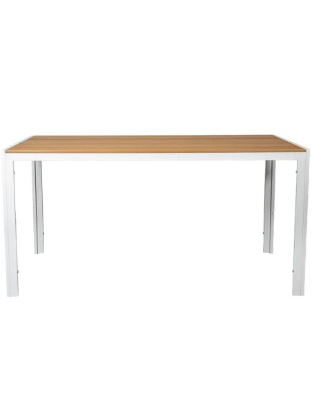 Camacho - Tavolo da Esterno - Alluminio Bianco / Polywood