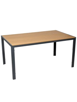 Camacho - Outdoor Table - Anthracite Aluminum / Polywood