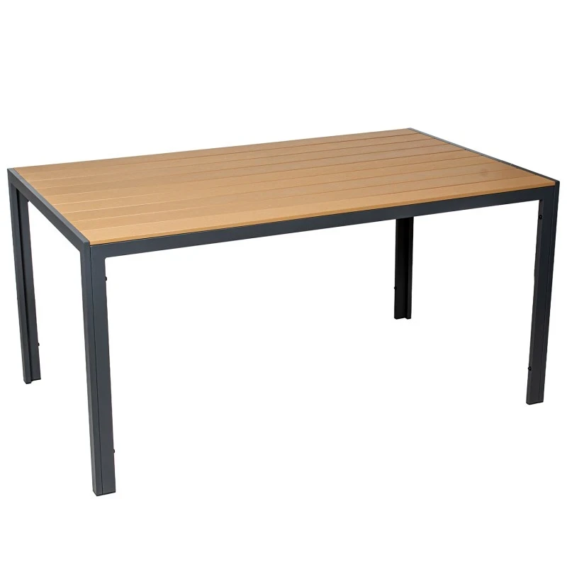 Camacho - Tavolo da Esterno - Alluminio Antracite / Polywood