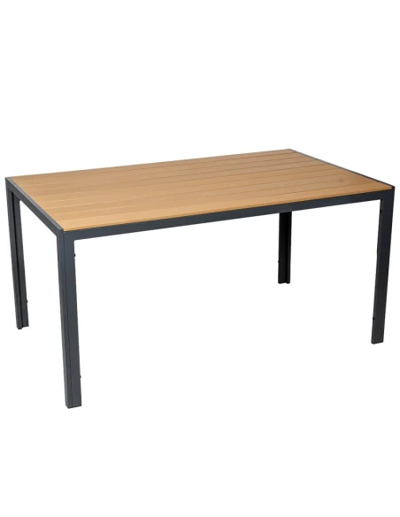 Camacho - Outdoor Table - Anthracite Aluminum / Polywood
