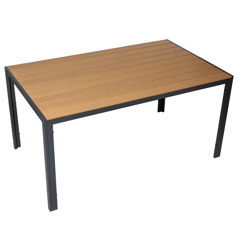 Camacho - Tavolo da Esterno - Alluminio Antracite / Polywood