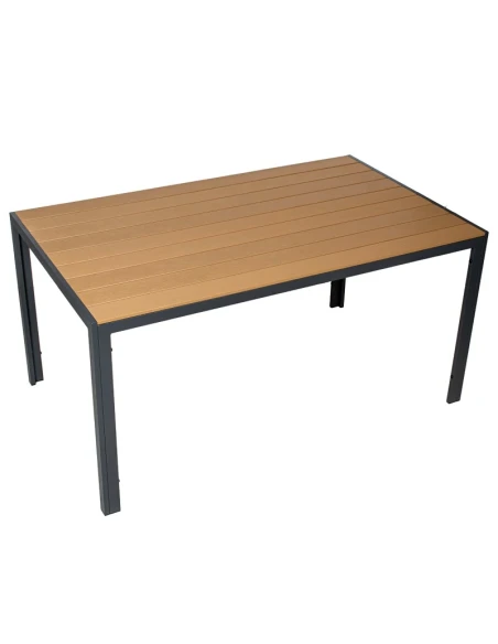 Camacho - Tavolo da Esterno - Alluminio Antracite / Polywood